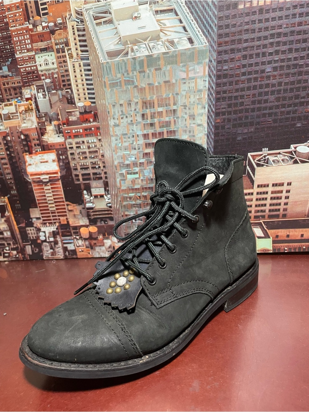 Thursday Boot  Co . Captain Women Black 9